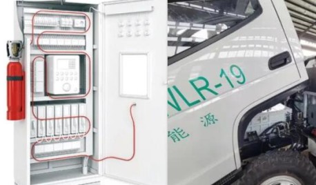 廣州飛升恒流計量泵在新能源鋰電池艙滅火器的應用